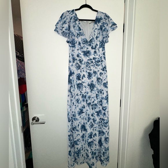 Abercrombie Ruffle Sleeve Maxi Dress - Picture 2 of 4